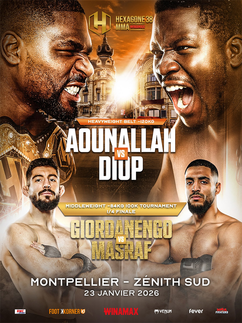 Hexagone MMA 38 : Aounallah vs Diop