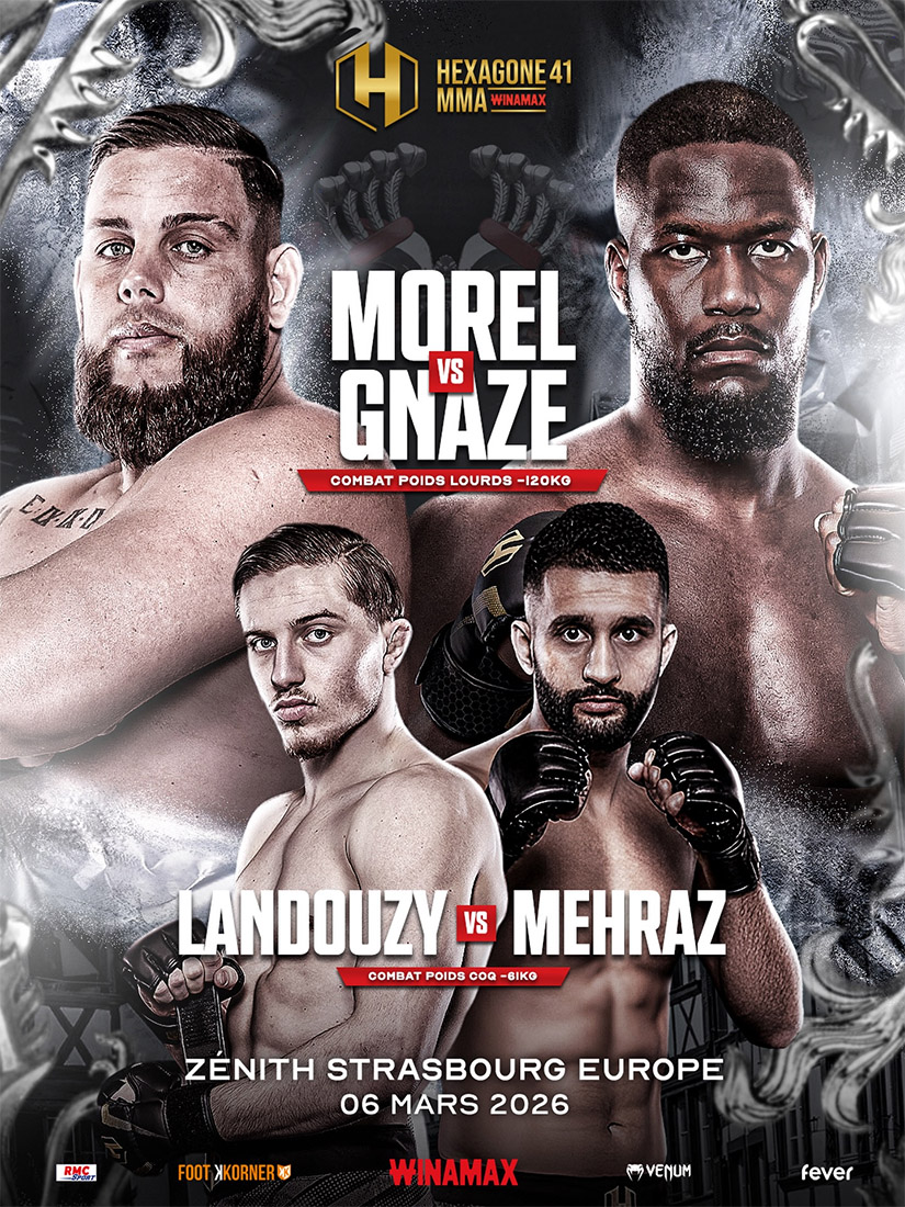 Hexagone MMA 41 : Morel vs Gnaze