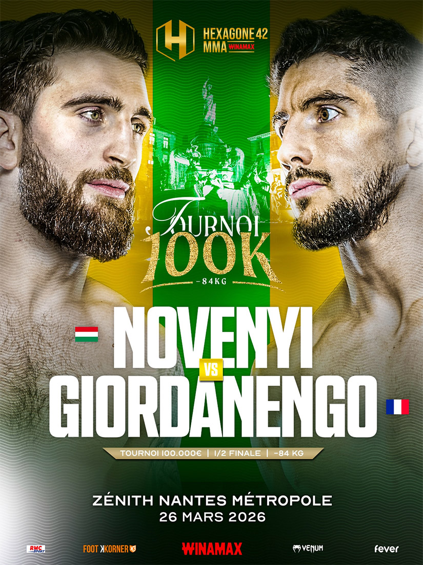 Hexagone MMA 42 : Novenyi vs Giordanengo