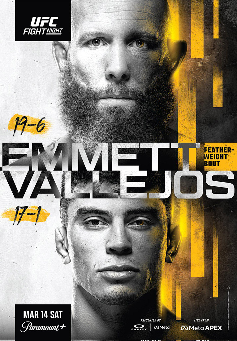 UFC Fight Night 269 : Emmett vs Vallejos