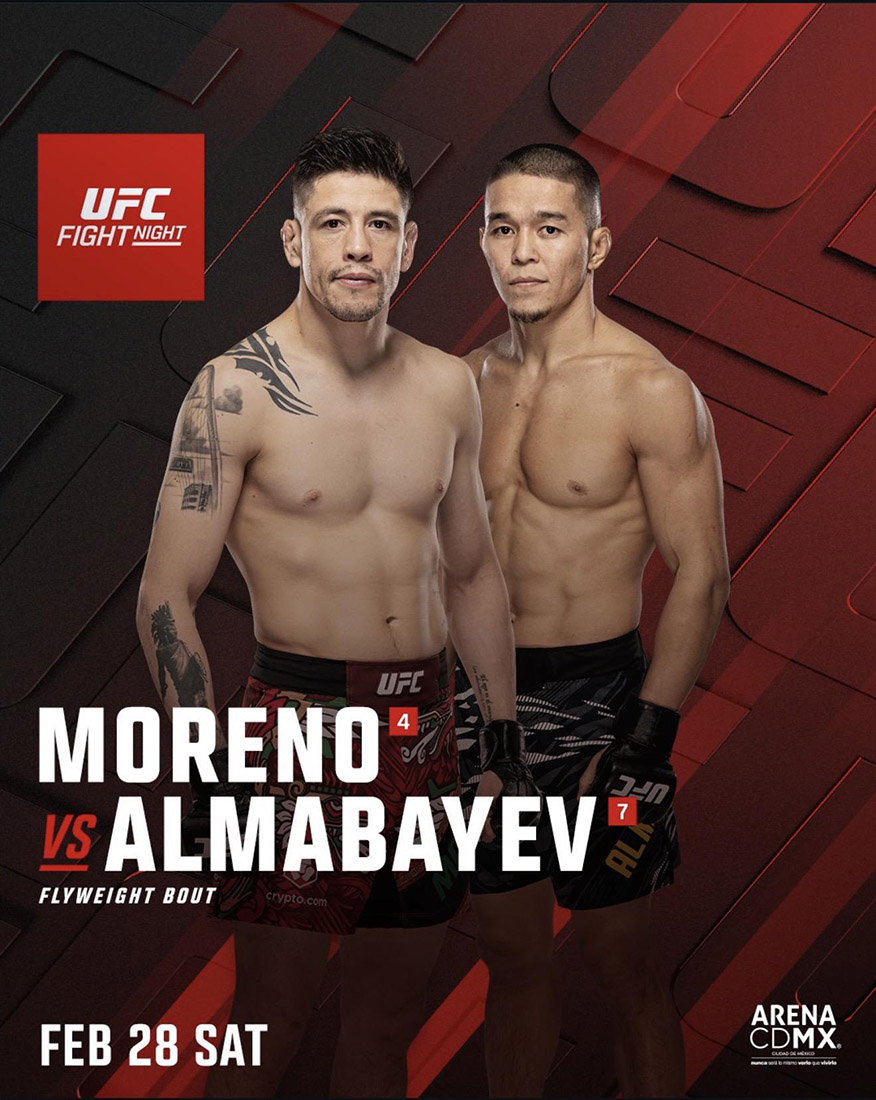 UFC Fight Night 268 : Moreno vs Almabayev