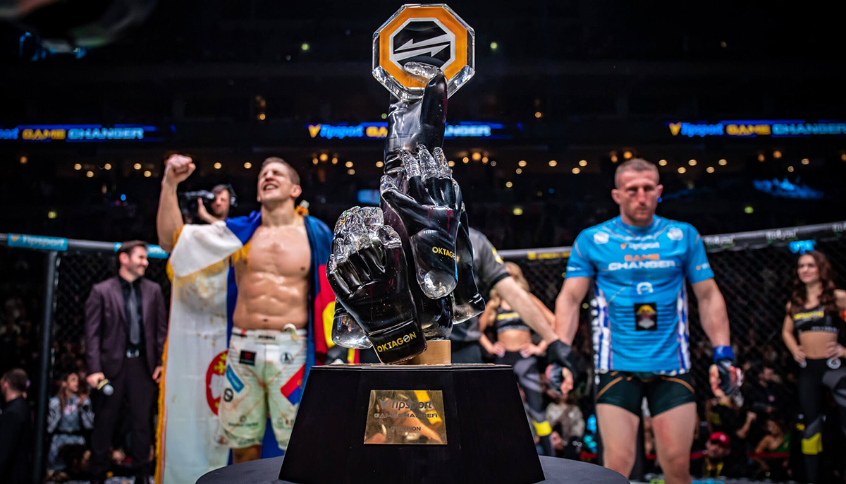 Oktagon 82 : Jotko surprend Engizek par soumission et remporte la finale du Tipsport Gamechanger